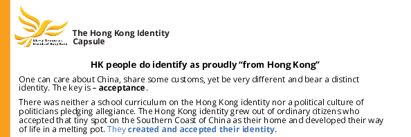 What The Hong Kong Identity means to Nicholas